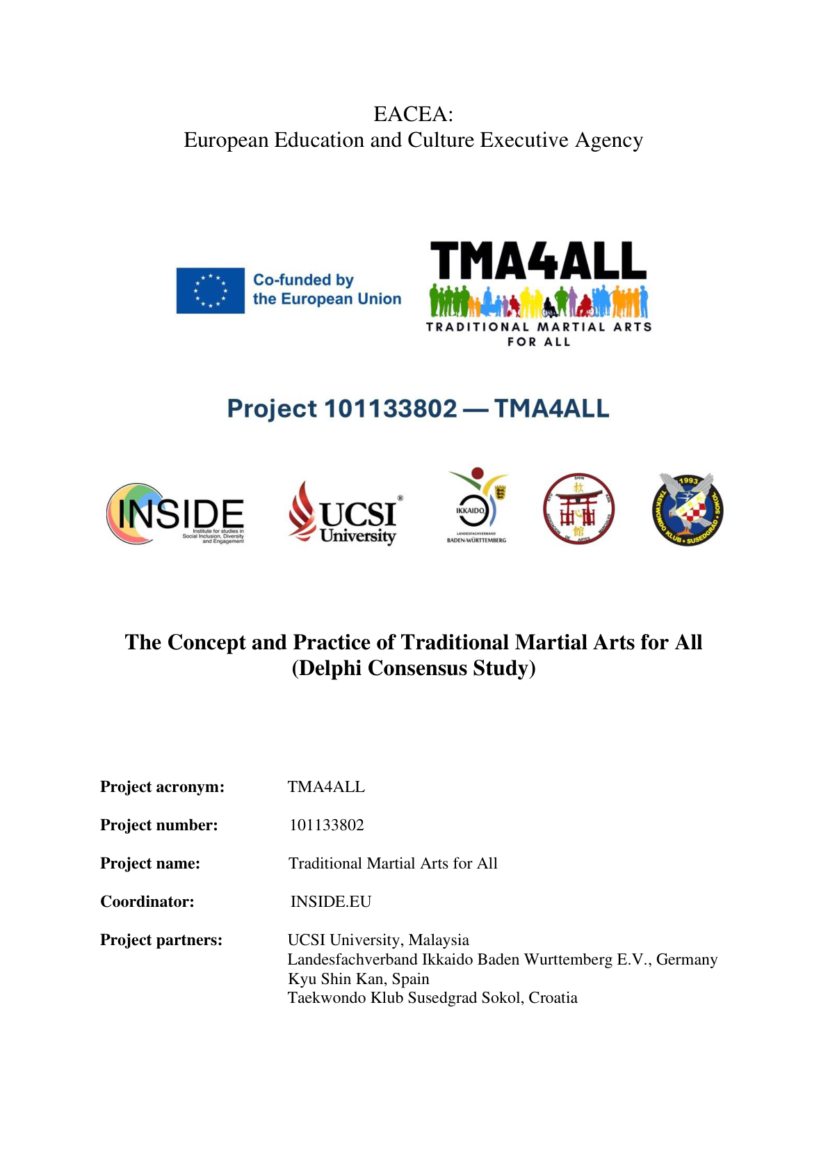 TMA4ALL — istraživanja borilačkih vještina